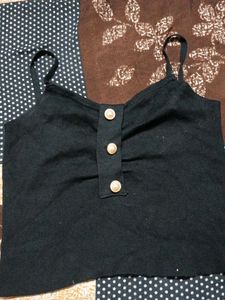 Black Crop Top