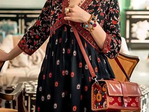 Elegant Floral Print Dress