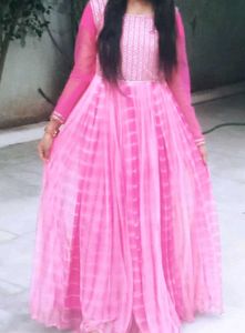 Beautiful Rose Design Gown