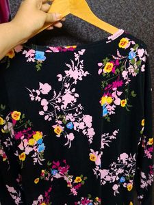 Floral Print Night Suit