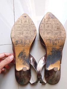 Bata Pencil Heel ( Electra Pumps) color- Chrome