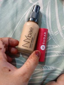 Foundation And Lip Balm Tinted