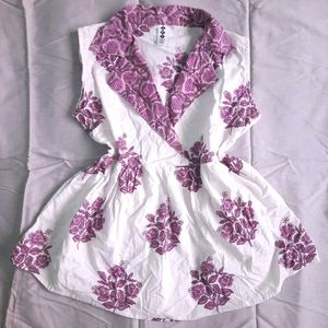 Floral Collared Tunic