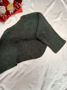 Grey Knit Shrug