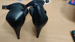 Brand New Classy Black Wedge Heels