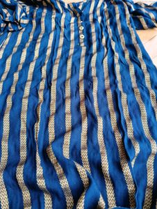 Striped Blue Kurta