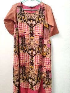 Multicolour Kurtha