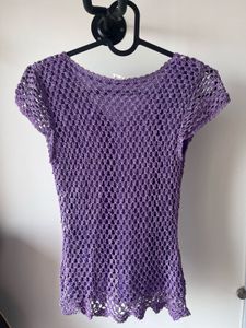 Crochet Floral Lace Top