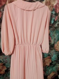 Peach Flowy Dress