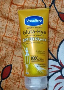 New Vasline Sunscreen