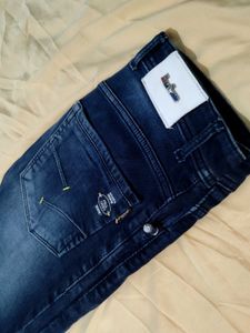 Classic Dark Wash Denim Jeans
