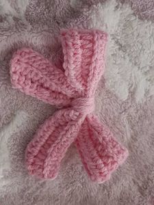 Handmade Knitted Pinkbow 🎀