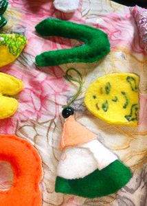 Handmade Decorative Set - Cute Alphabet &amp; Animals