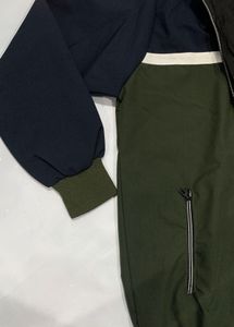 Adidas Green &amp; Navy Zipper Jacket Chest 45 Inch