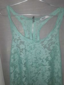 Lefties Lacy Sheer Tank Top