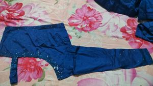 Heavy Flare Lenenga With Crop Top