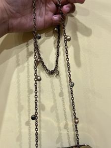Sequins Hard Black Clutch Bag With Chain