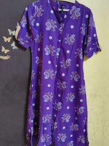 Purple Paisley Dress