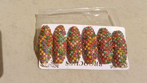 Colorful Beaded saari pin