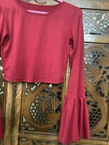 red blouse
