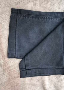 Crimson Club Black Straight-Fit Trousers Size 32