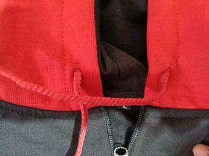 Stylish Two Tone Hoodie, L Size