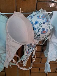 Combo Of  Five Imported Fabric Bra