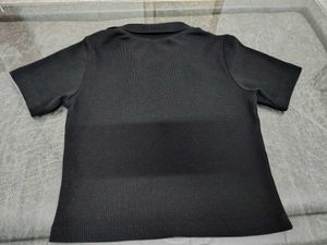 Black Polo Top