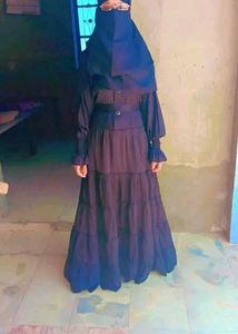 Dubai Style Burkha With Hijab 🧕