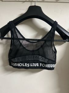 Black Sheer Mesh Bralette