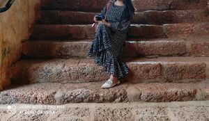Frill Maxi Dress