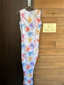 Floral Shein Bodycon Dress in small size