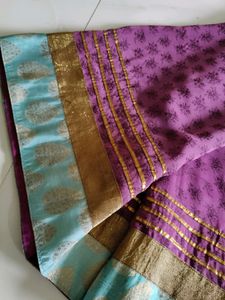 Good condition Saree , Slightly Feaded Border