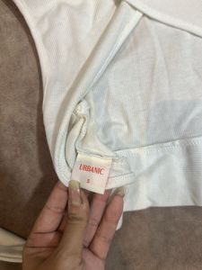 Chic White Tie-Back Crop Top