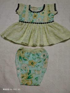 Floral Baby Dress Set