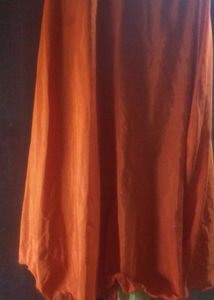 Orange Floral Top( 34 size)