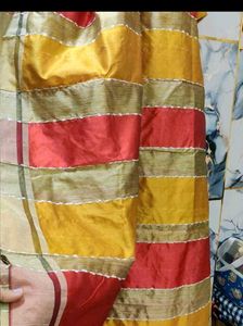 brand new saree handloom + uncut blouse piece