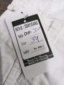 D@37 Size-34 Cargo Jeans