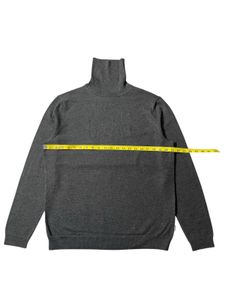 Gray Turtleneck Sweater