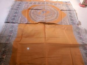 Pure Wood Cotton Saree