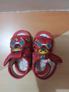 Cute Red Baby Sandals