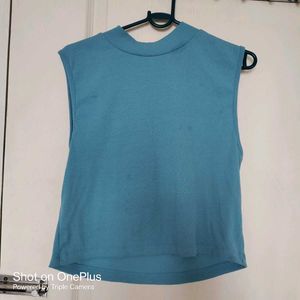 Light Sea Green Crop Top