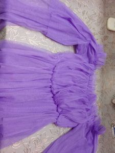 Purple Tulle Dress