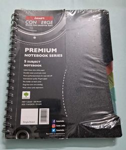 Luxor Premium 5-Subject Notebook