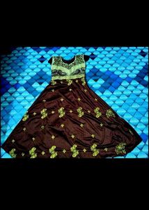 Coffee Brown Long Anarkali