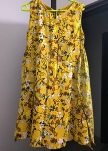Musterd Color Dress