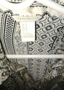 Patterned Button-Down Shirt