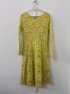 Yellow Lace Dress