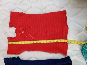 Cute Tops Red&amp;blue