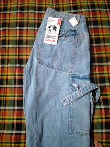 Light Blue Cargo Jeans